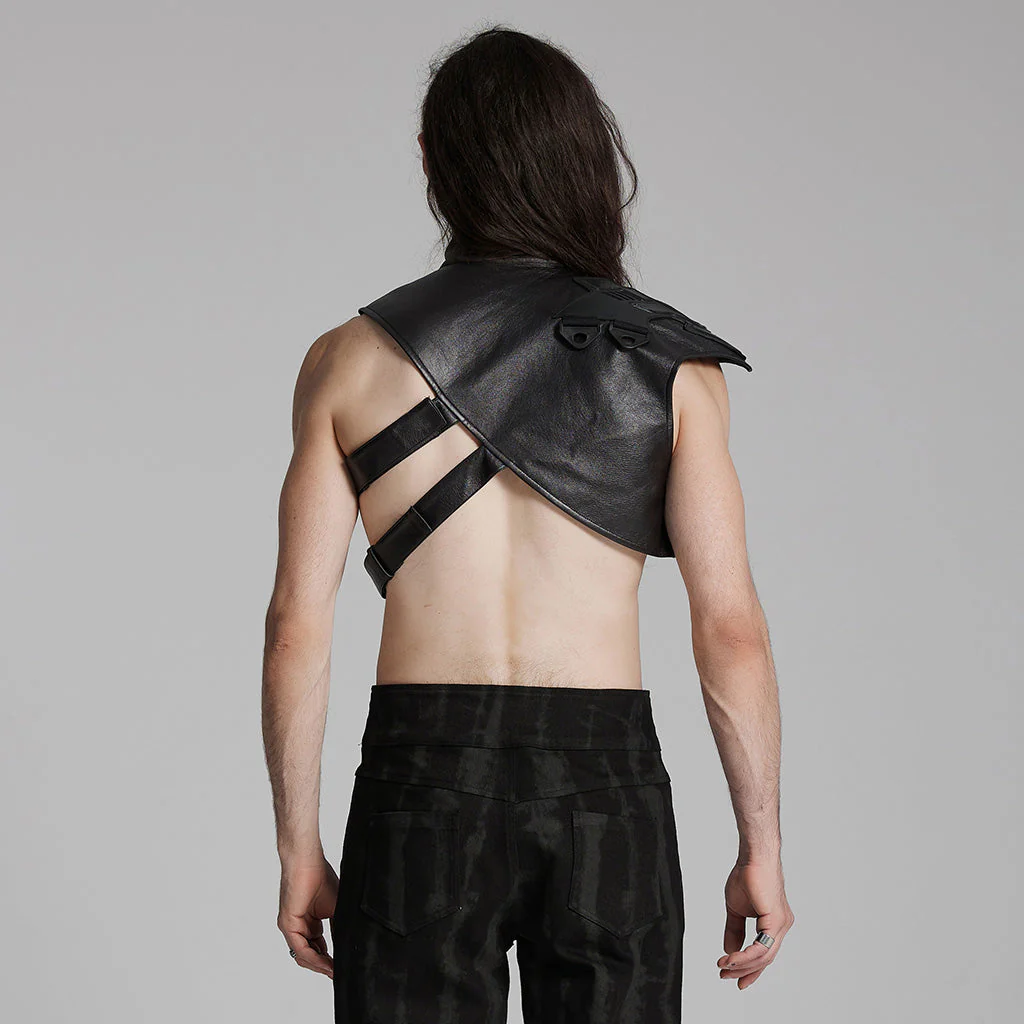 WS-676OTM Edgy Cyberpunk Shoulder Harness Vest with Straps Punk Accessories - Image 14