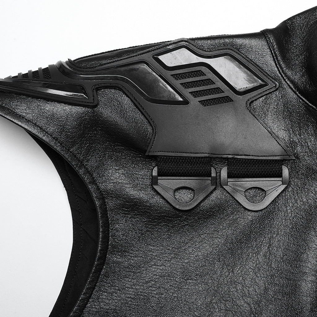 WS-676OTM Edgy Cyberpunk Shoulder Harness Vest with Straps Punk Accessories - Image 27