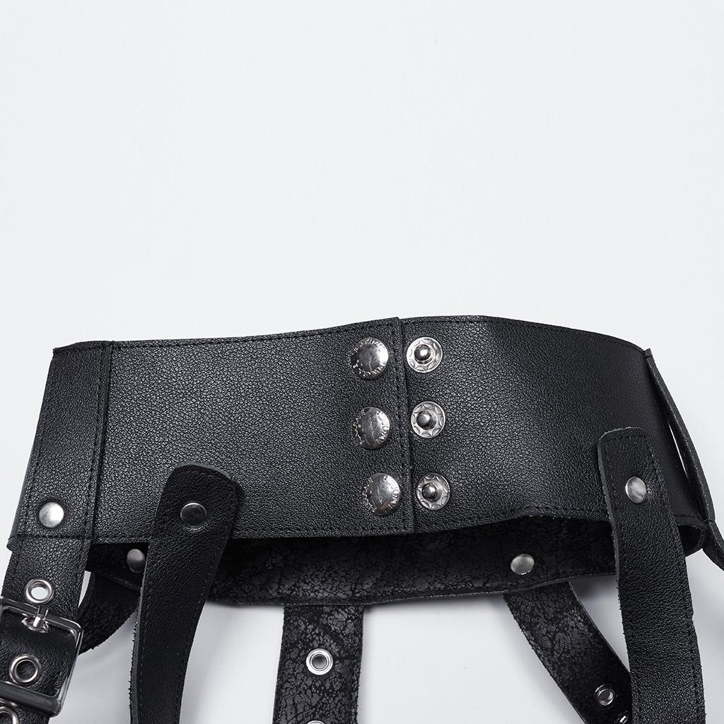 WS-693OTM Punk Tassel Harness Shoulder Armor Gothic Accessories Fashion - Image 28