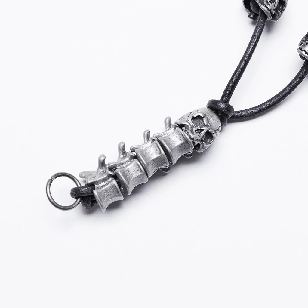 WS-717LHF Gothic Layered Chain Halter Punk Body Harness Necklace - Image 7