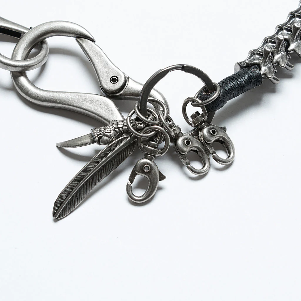 WS-720JTM Gothic Skeleton Chain Punk Rock Waist Belt Accessory - Image 18