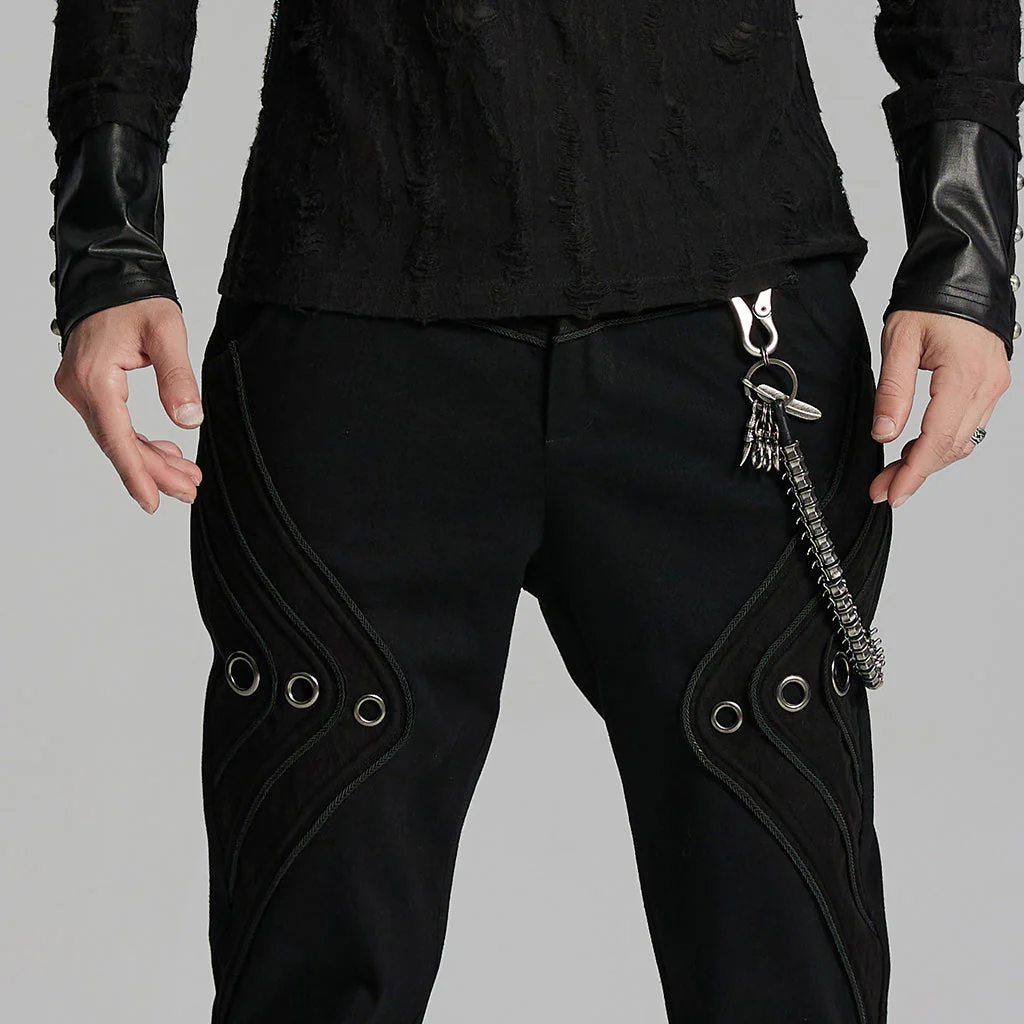WS-720JTM Gothic Skeleton Chain Punk Rock Waist Belt Accessory - Image 3