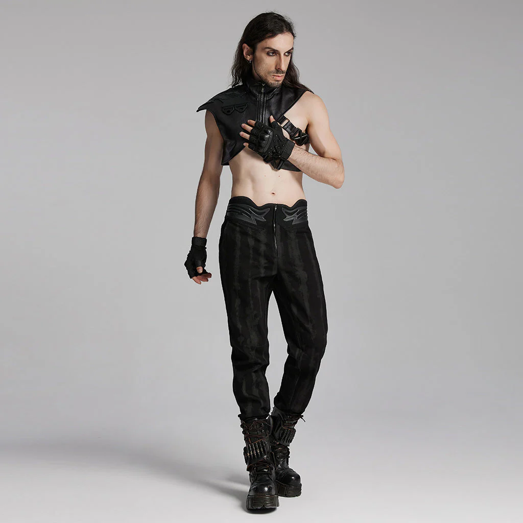WS-722SSM Tactical Studded Punk Gloves with Reinforced Knuckle Armor - Image 4