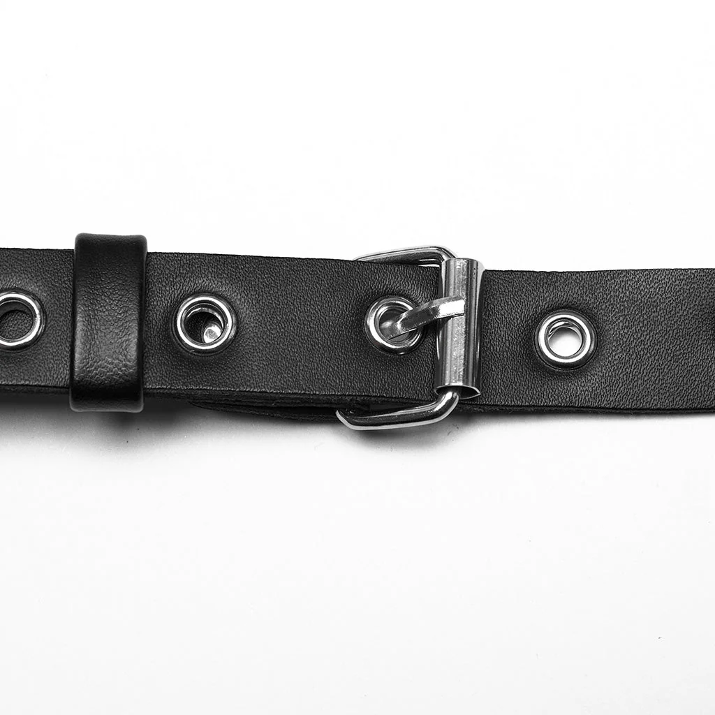 WS-732LHF Edgy Chain Harness Leather Straps Punk Accessories Fashion Statement - Image 17