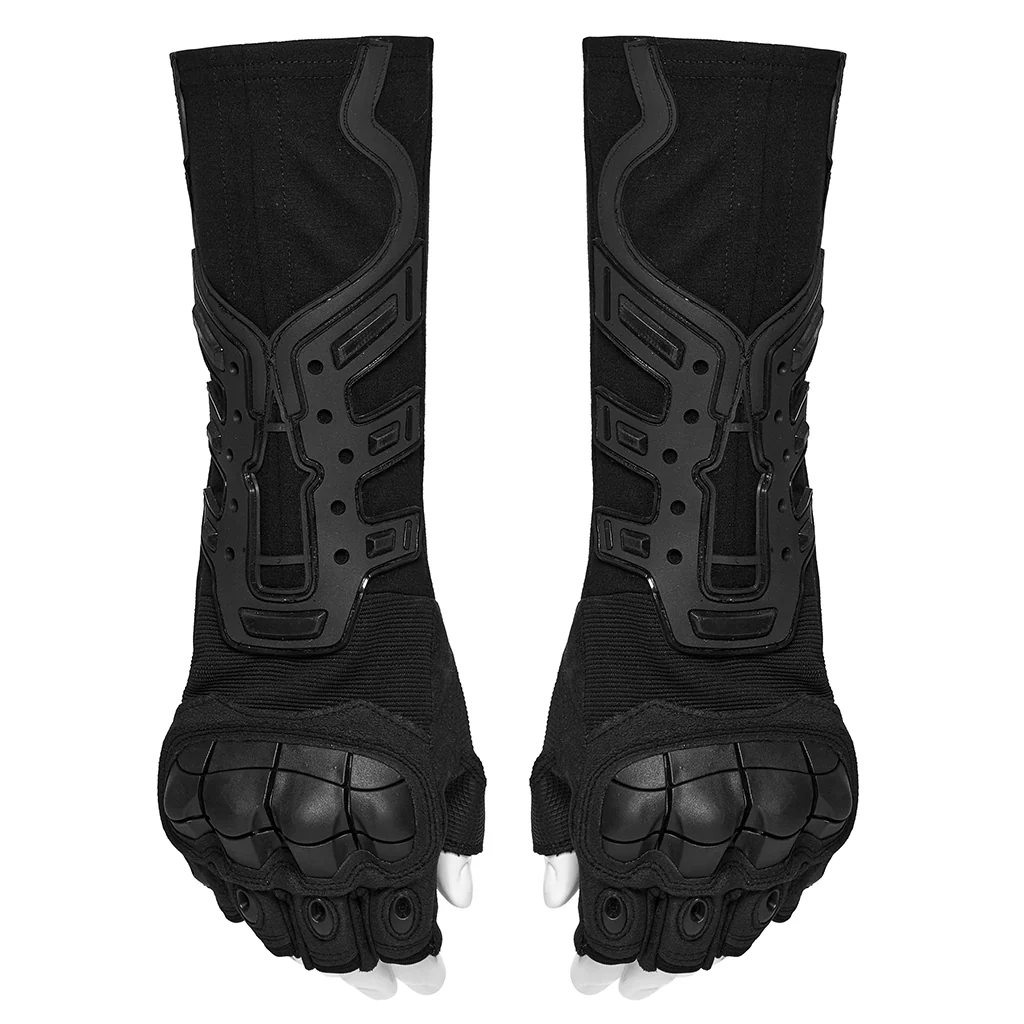 WS-766SSM Mens Tactical Vest and Gloves Set Punk Accessories - Image 5