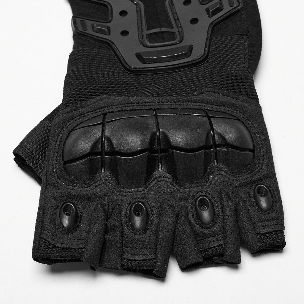 WS-766SSM Mens Tactical Vest and Gloves Set Punk Accessories - Image 7