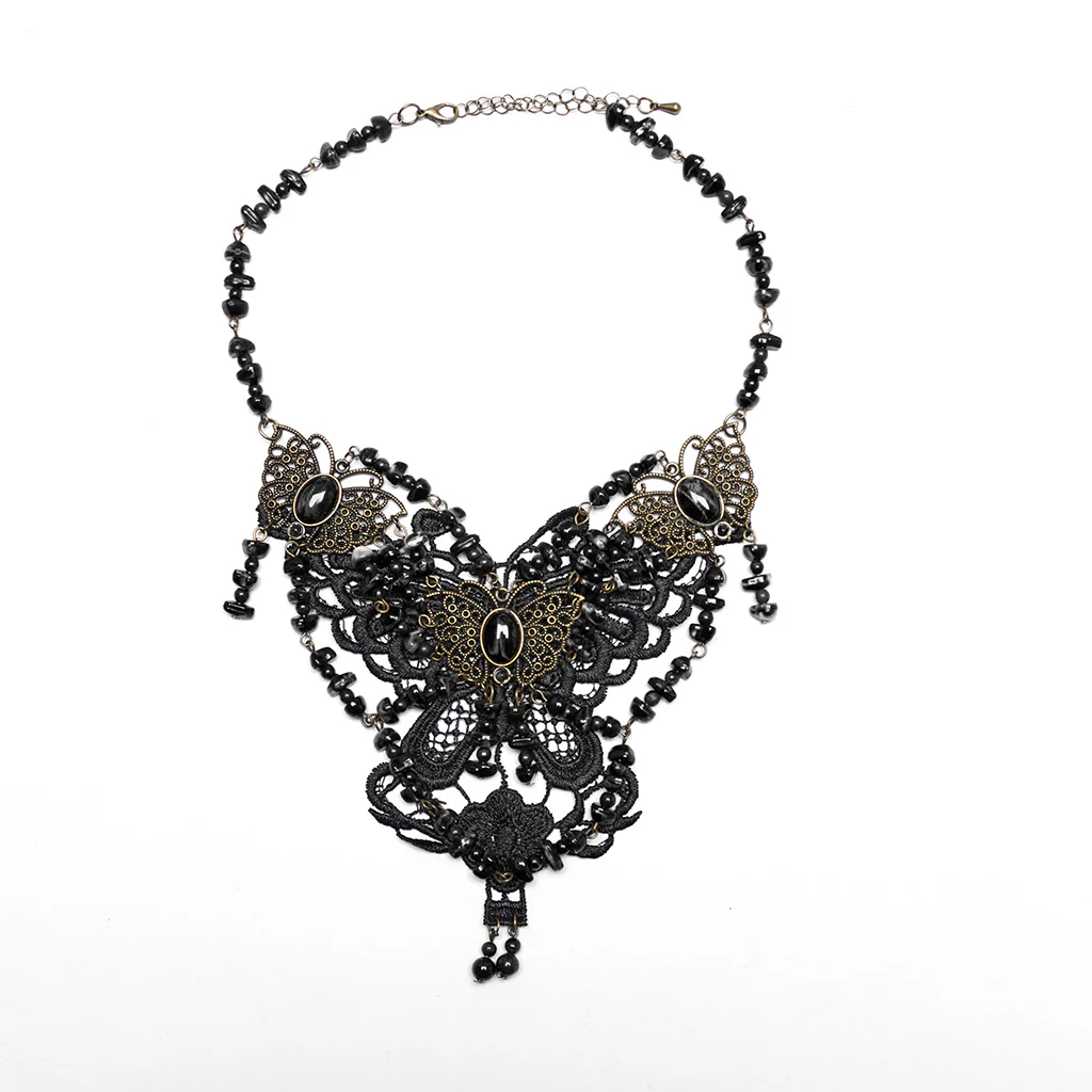 WS-778LHF Gothic Accessories Victorian Choker Steampunk Statement Necklace - Image 16