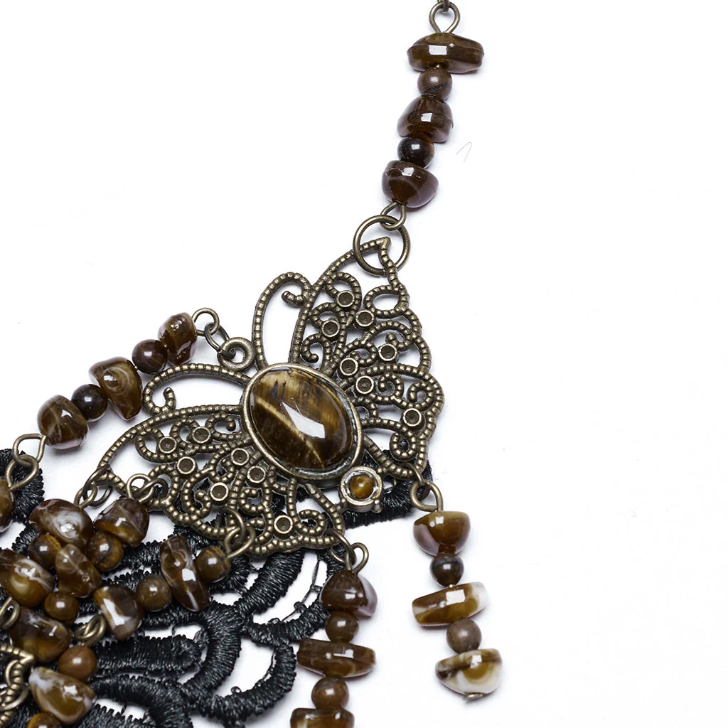 WS-778LHF Gothic Accessories Victorian Choker Steampunk Statement Necklace - Image 26