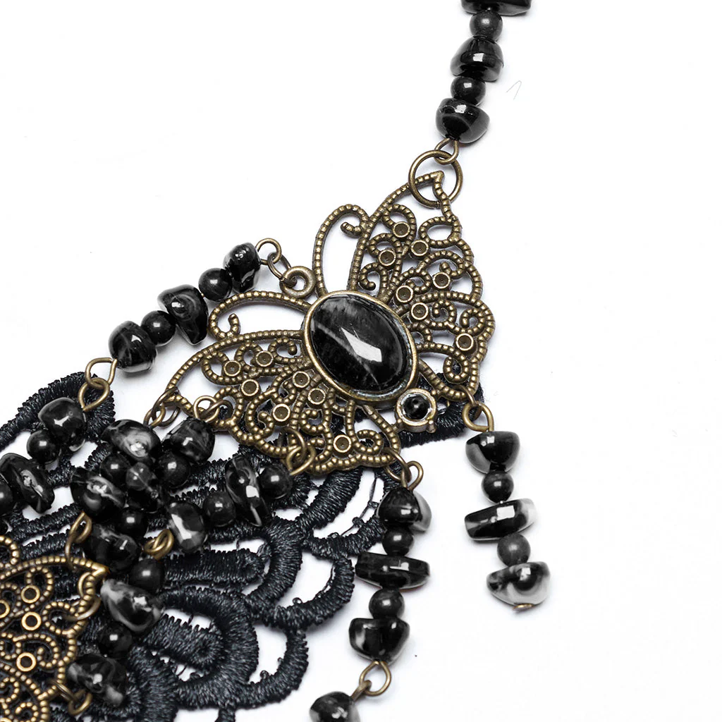 WS-778LHF Gothic Accessories Victorian Choker Steampunk Statement Necklace - Image 49