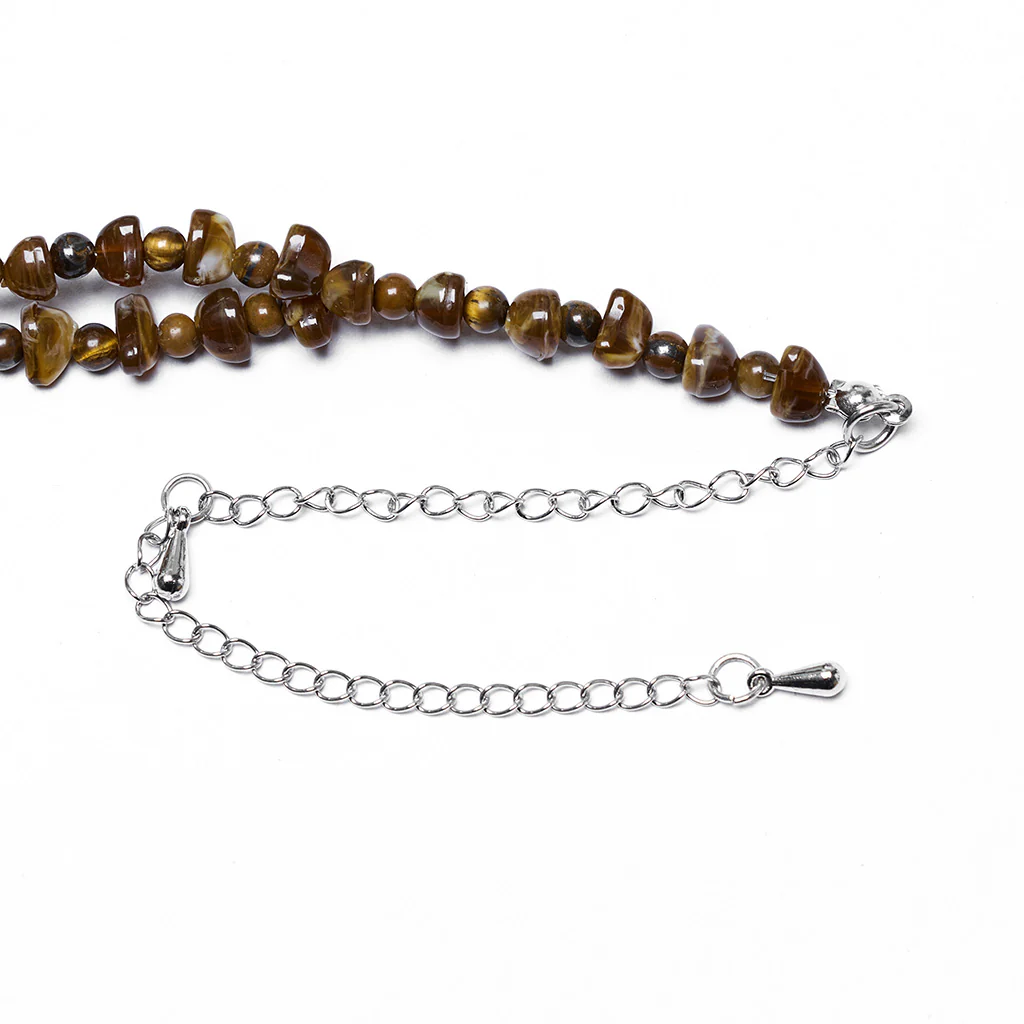 WS-781LHF Gothic Accessories Black Beaded Choker Necklace with Cross Pendant - Image 15