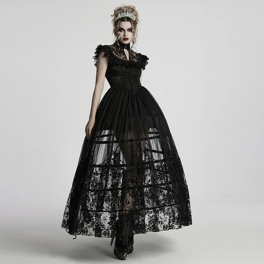 WS-785FSF Gothic Accessories Crystal Crown Luxurious Fantasy Headpiece - Image 4