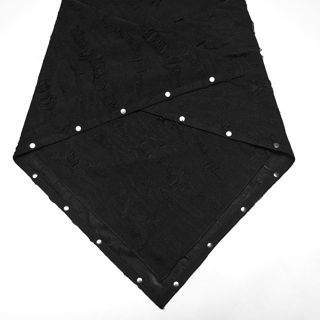 WS-874QTM Dark Bandana Mask Chain Detail Punk Accessories Scarf - Image 7