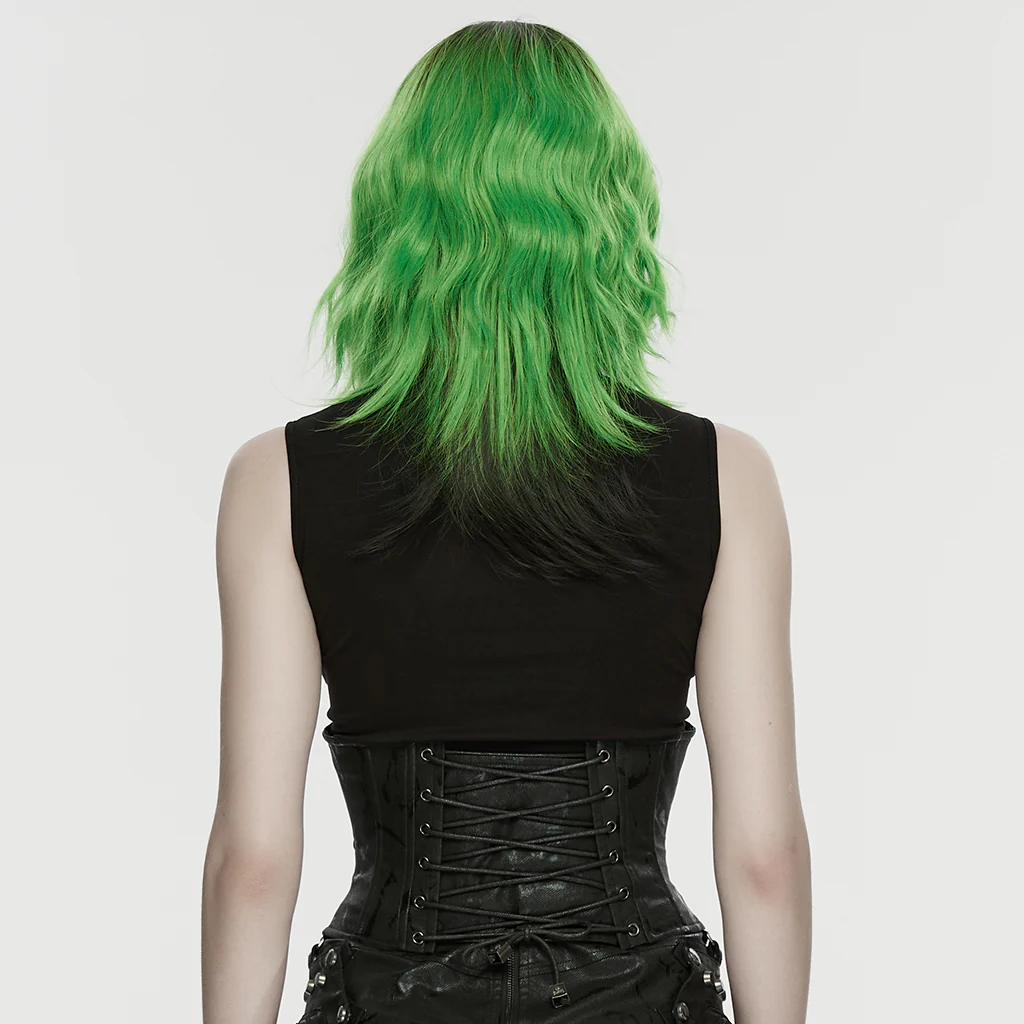 WS-880YDF Edgy Punk Corset with Chains and Laces Gothic Style - Image 4