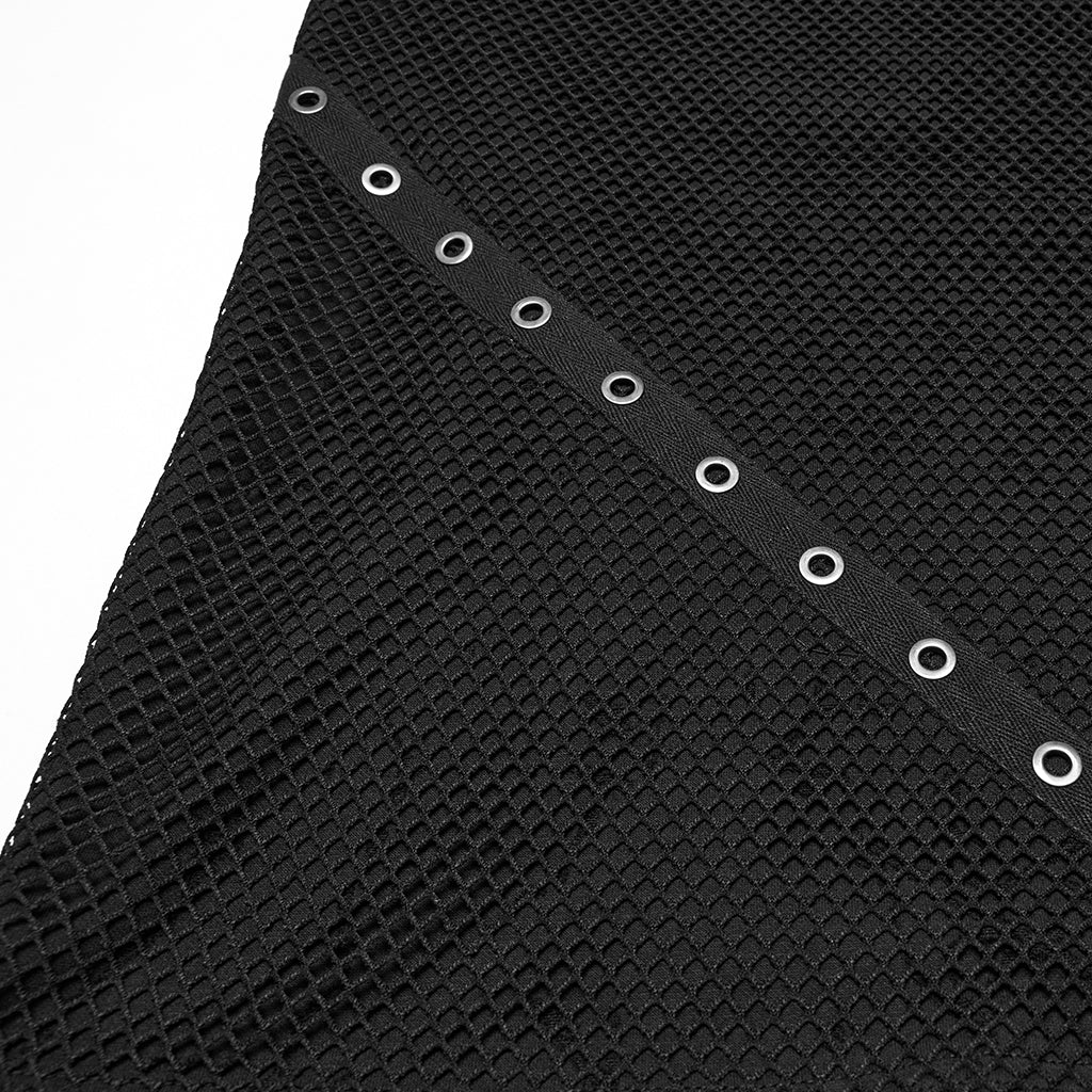 WT-1007BXM Edgy Punk Vests with Rivet Detailing and Chest Pocket Design - Image 20