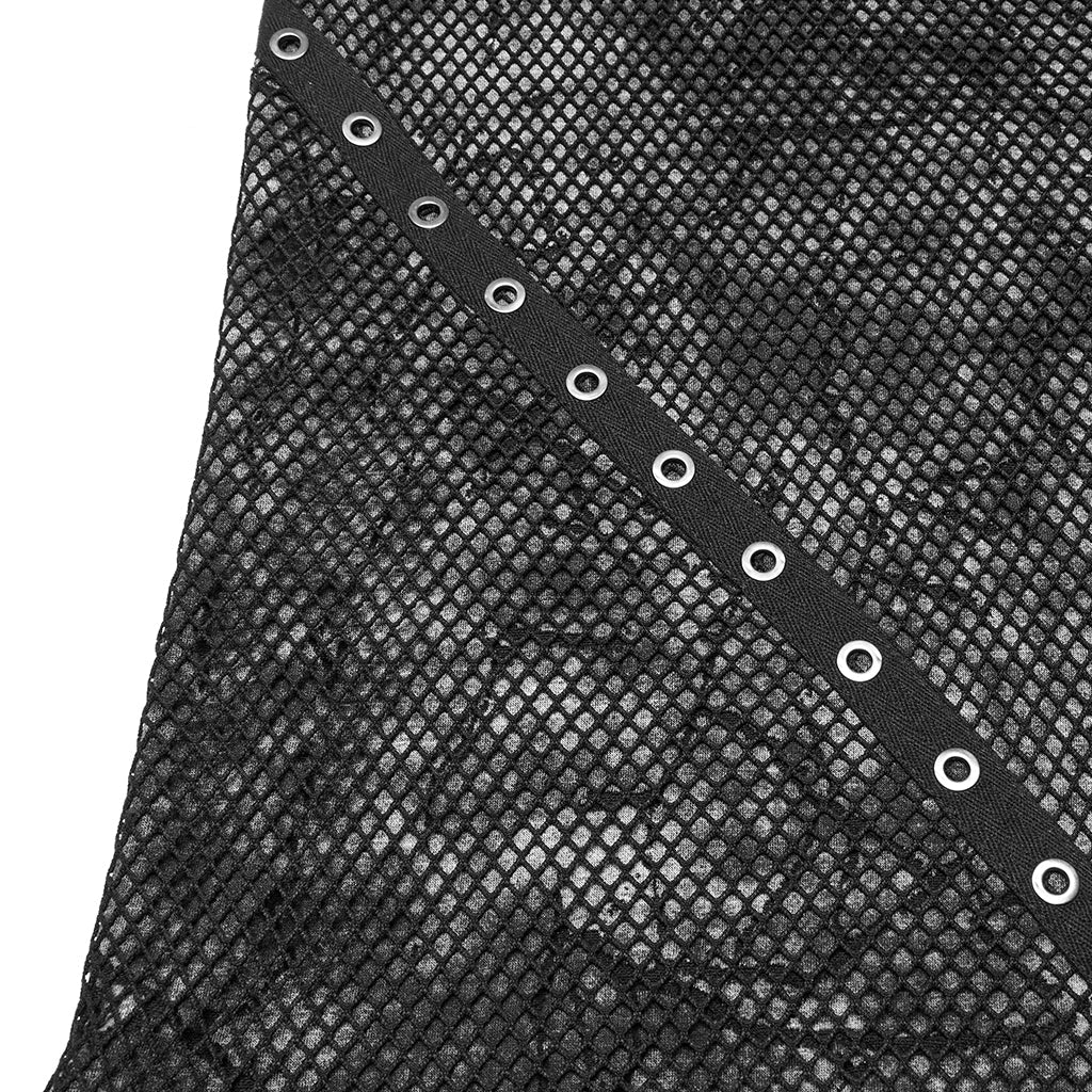 WT-1007BXM Edgy Punk Vests with Rivet Detailing and Chest Pocket Design - Image 28