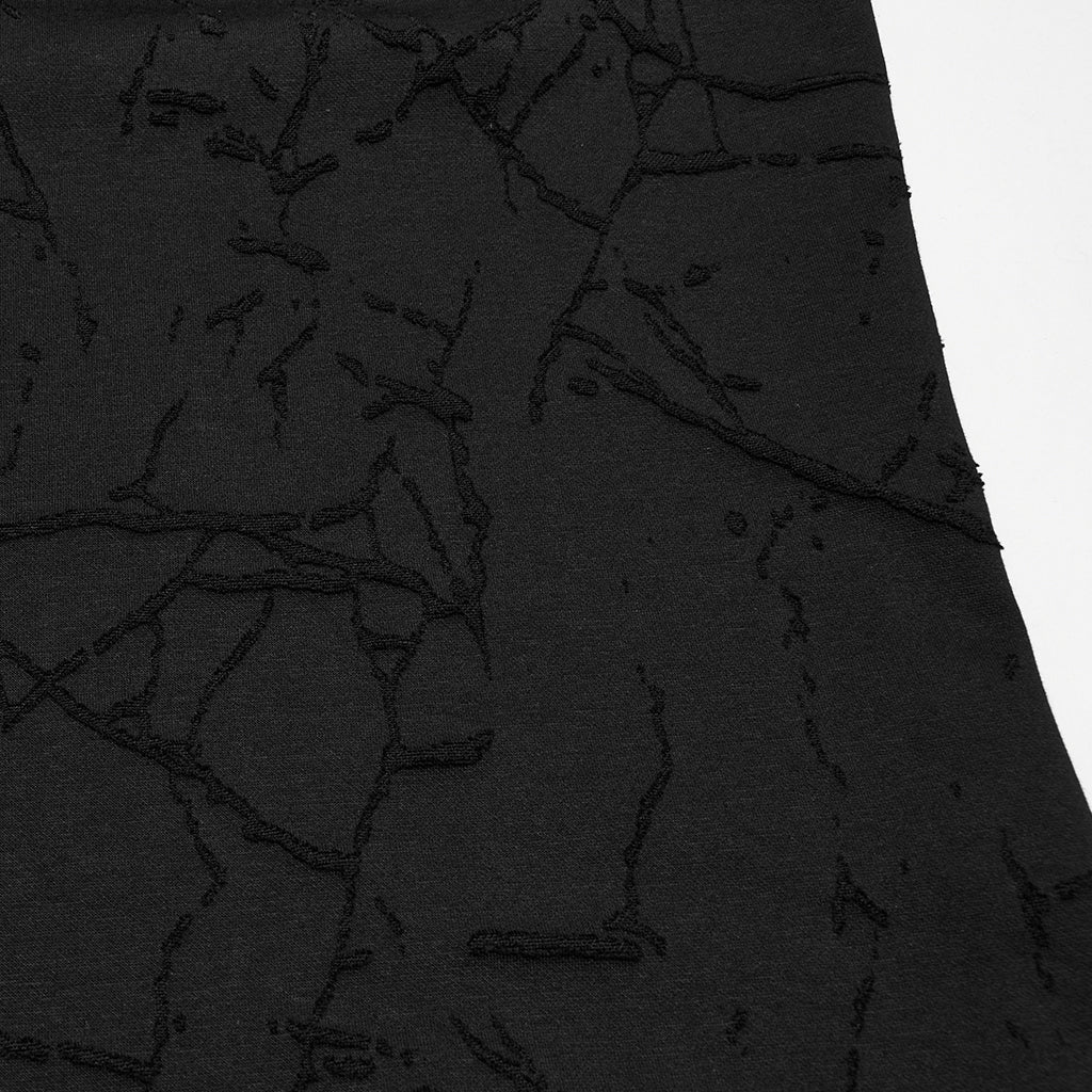 WT-1008DQM Edgy Hooded Punk T-Shirts with Buckle Strap Detailing - Image 20