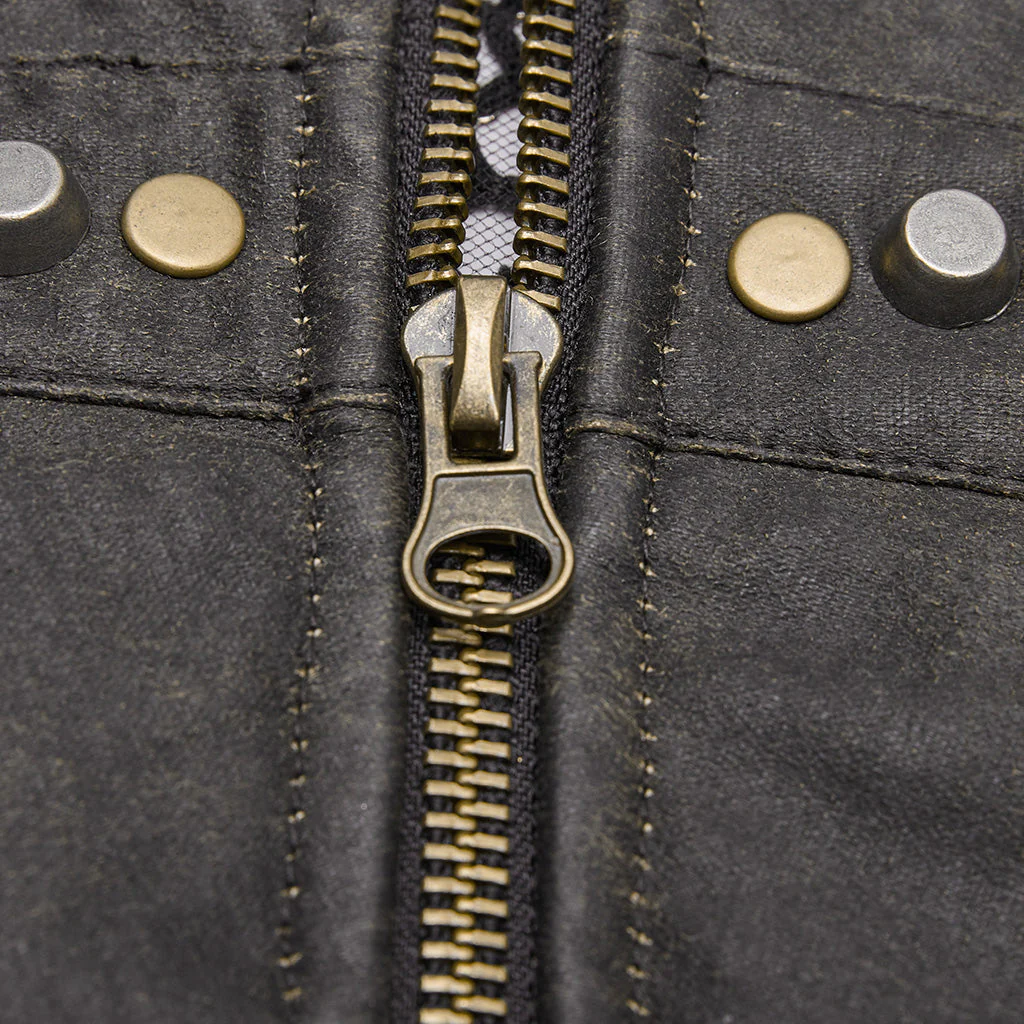 WT-620BXM Mens See-through Mesh Punk Vest with Studded Shoulders - Image 19