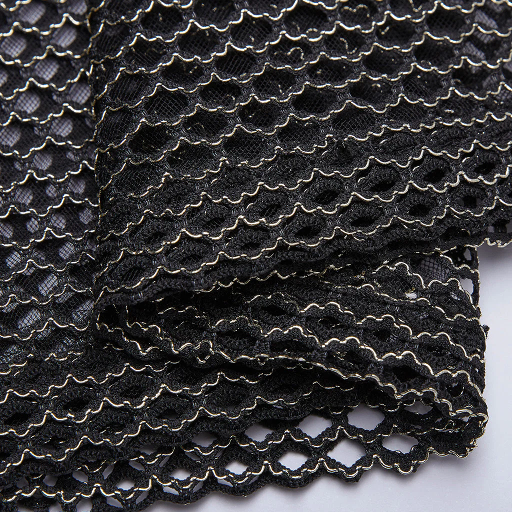 WT-620BXM Mens See-through Mesh Punk Vest with Studded Shoulders - Image 22