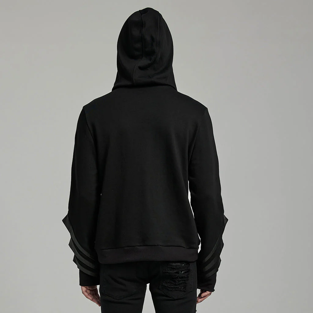 WT-889WYM Gothic Punk Sweater with Edgy Rivet Details - Image 13