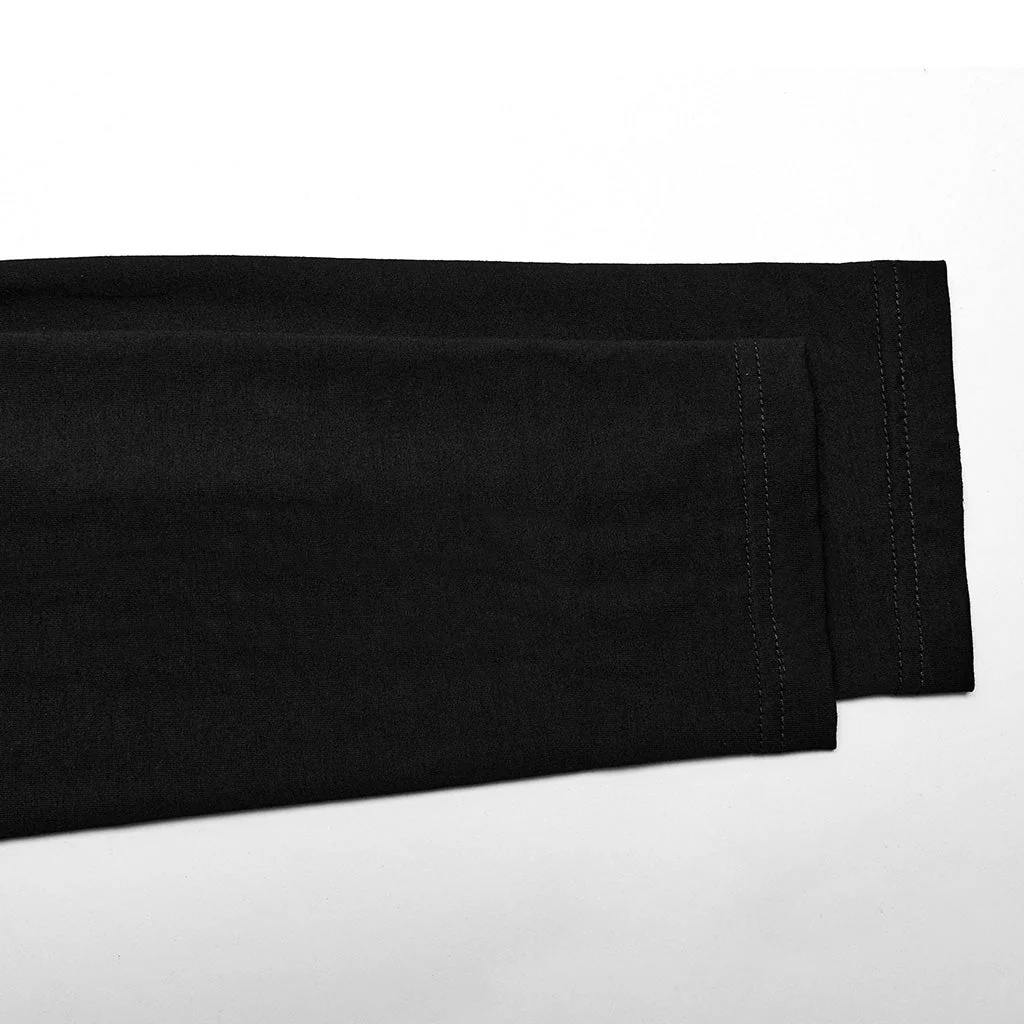 WT-910TCM Mens Punk High Collar Goth Masked T-Shirt black - Image 19