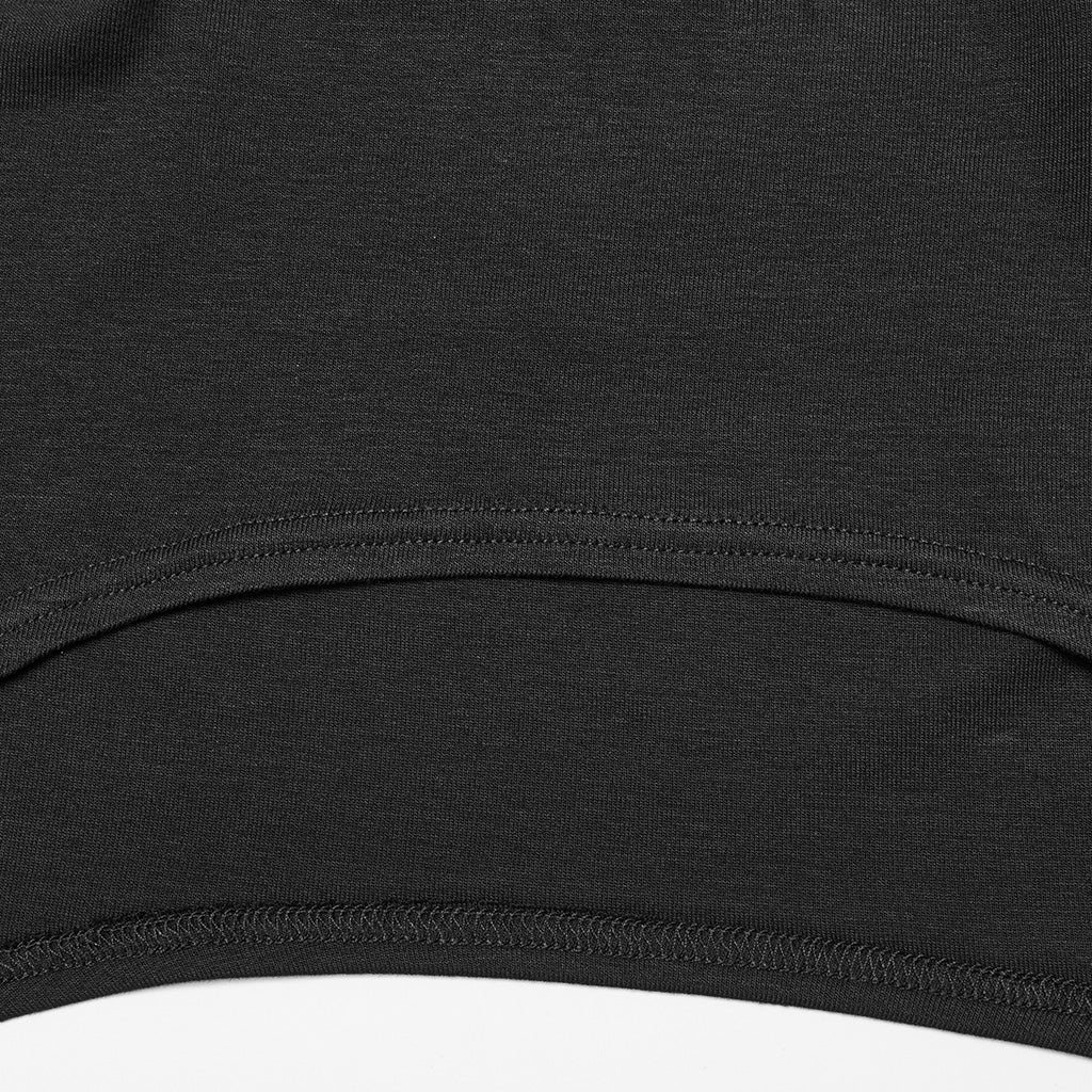 WT-917TCF Punk Long Sleeve Top Cutout Design Slim Fit black - Image 18