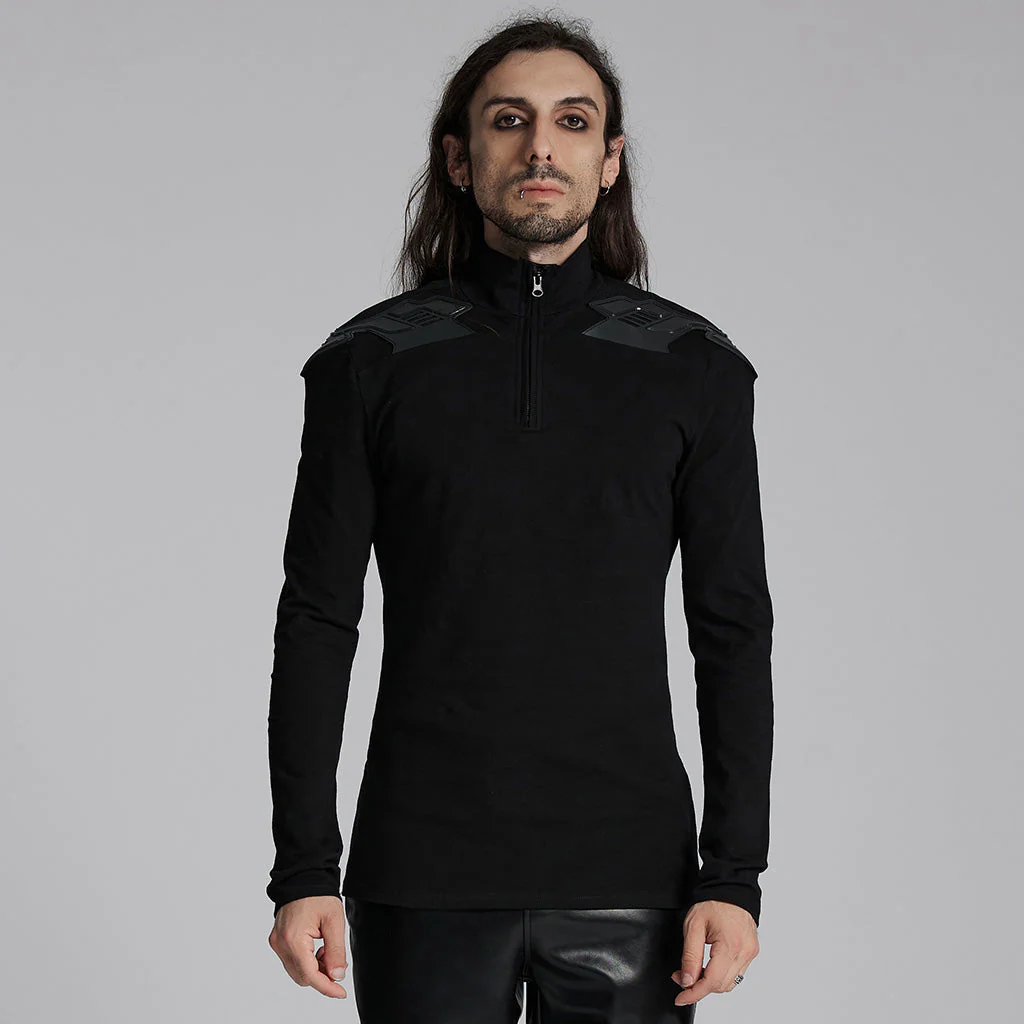 WT-933TCM Cyberpunk Long Sleeve Tactical Shoulder Detail T-Shirt - Image 20