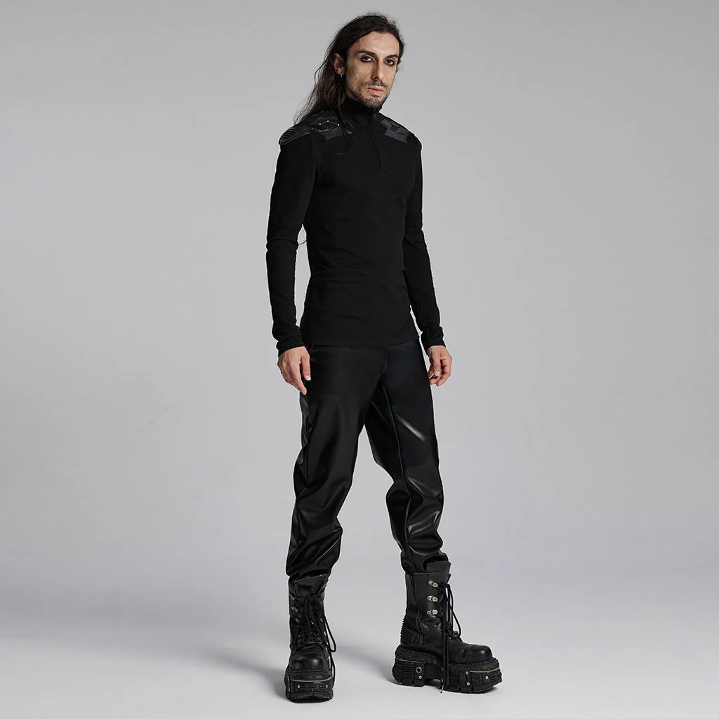 WT-933TCM Cyberpunk Long Sleeve Tactical Shoulder Detail T-Shirt - Image 5