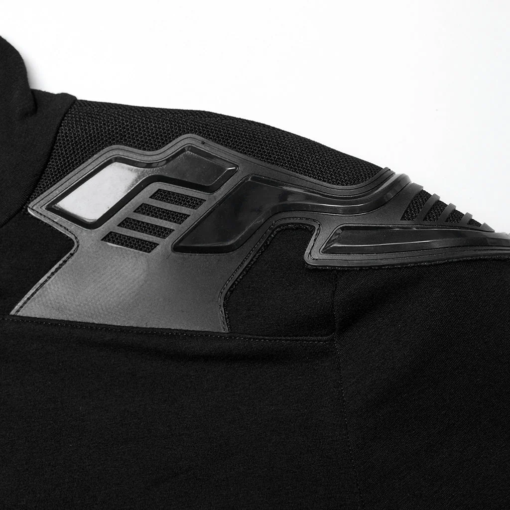 WT-933TCM Cyberpunk Long Sleeve Tactical Shoulder Detail T-Shirt - Image 7