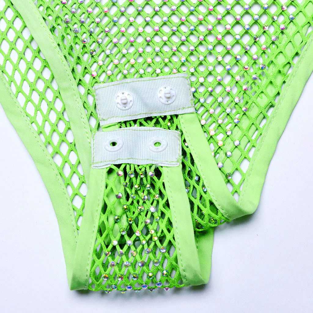 WT-957TCF Neon Spiked Mesh Bodysuit Punk Accessories Edgy Design - Image 27