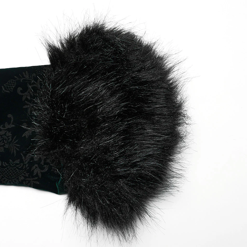 WY-1513XCF Punk Rave Gothic Coat Velvet Faux Fur Trimmed Victorian Style Jacket - Image 51