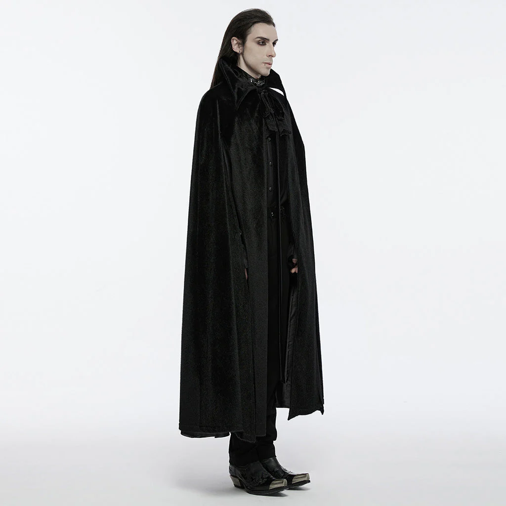 WY-1542DPM Elegant Gothic Cloak Hooded Black Red Lining??????????????????????????????????¡ì?????????????????? Sophisticated Style - Image 14