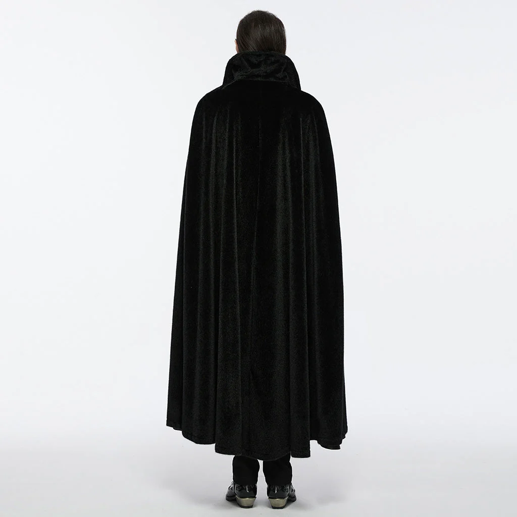 WY-1542DPM Elegant Gothic Cloak Hooded Black Red Lining??????????????????????????????????¡ì?????????????????? Sophisticated Style - Image 15