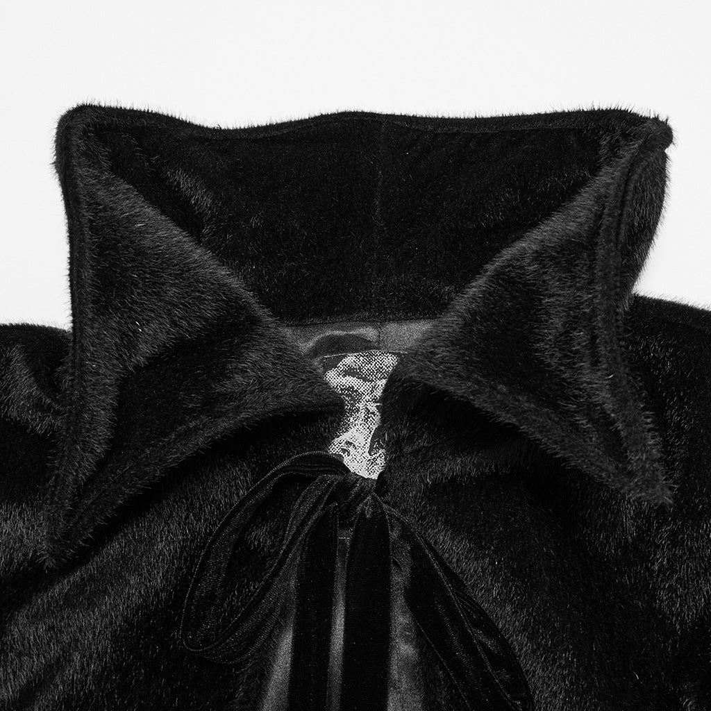 WY-1542DPM Elegant Gothic Cloak Hooded Black Red Lining??????????????????????????????????¡ì?????????????????? Sophisticated Style - Image 18