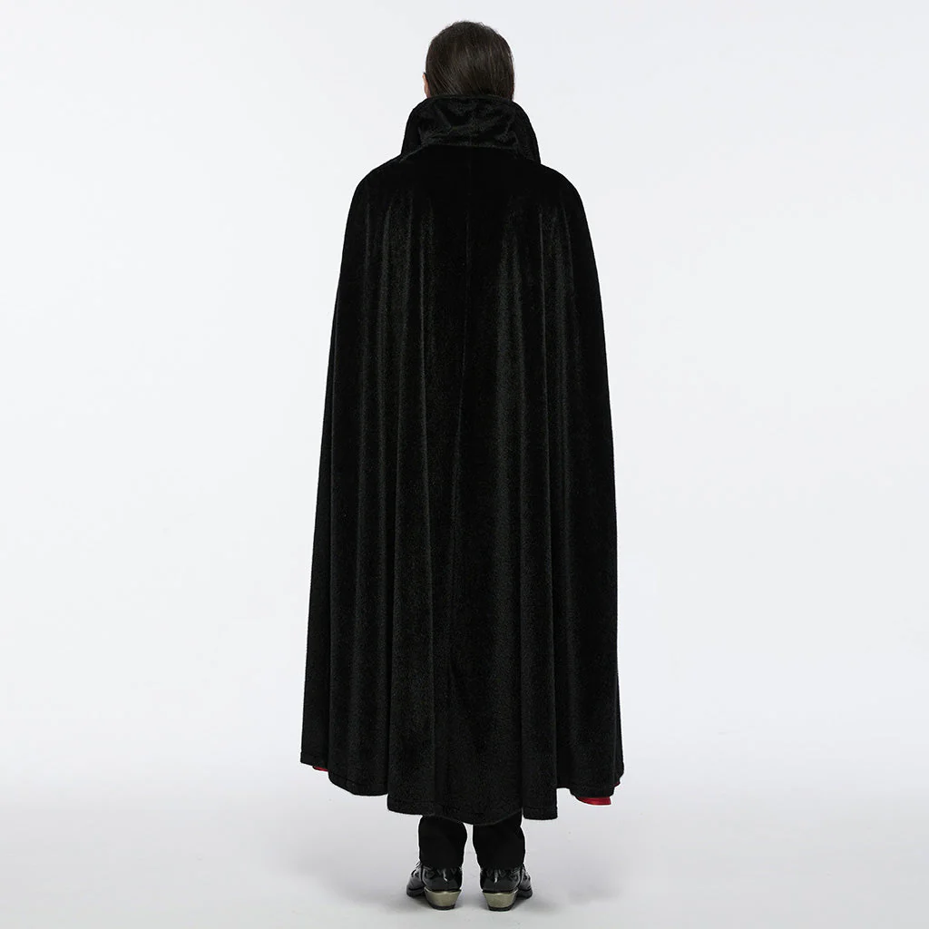 WY-1542DPM Elegant Gothic Cloak Hooded Black Red Lining??????????????????????????????????¡ì?????????????????? Sophisticated Style - Image 24