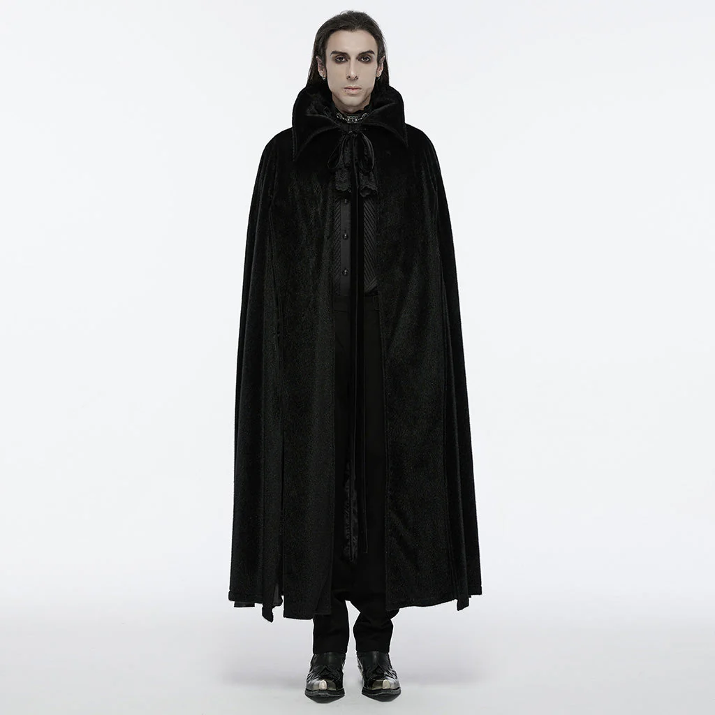 WY-1542DPM Elegant Gothic Cloak Hooded Black Red Lining??????????????????????????????????¡ì?????????????????? Sophisticated Style - Image 50