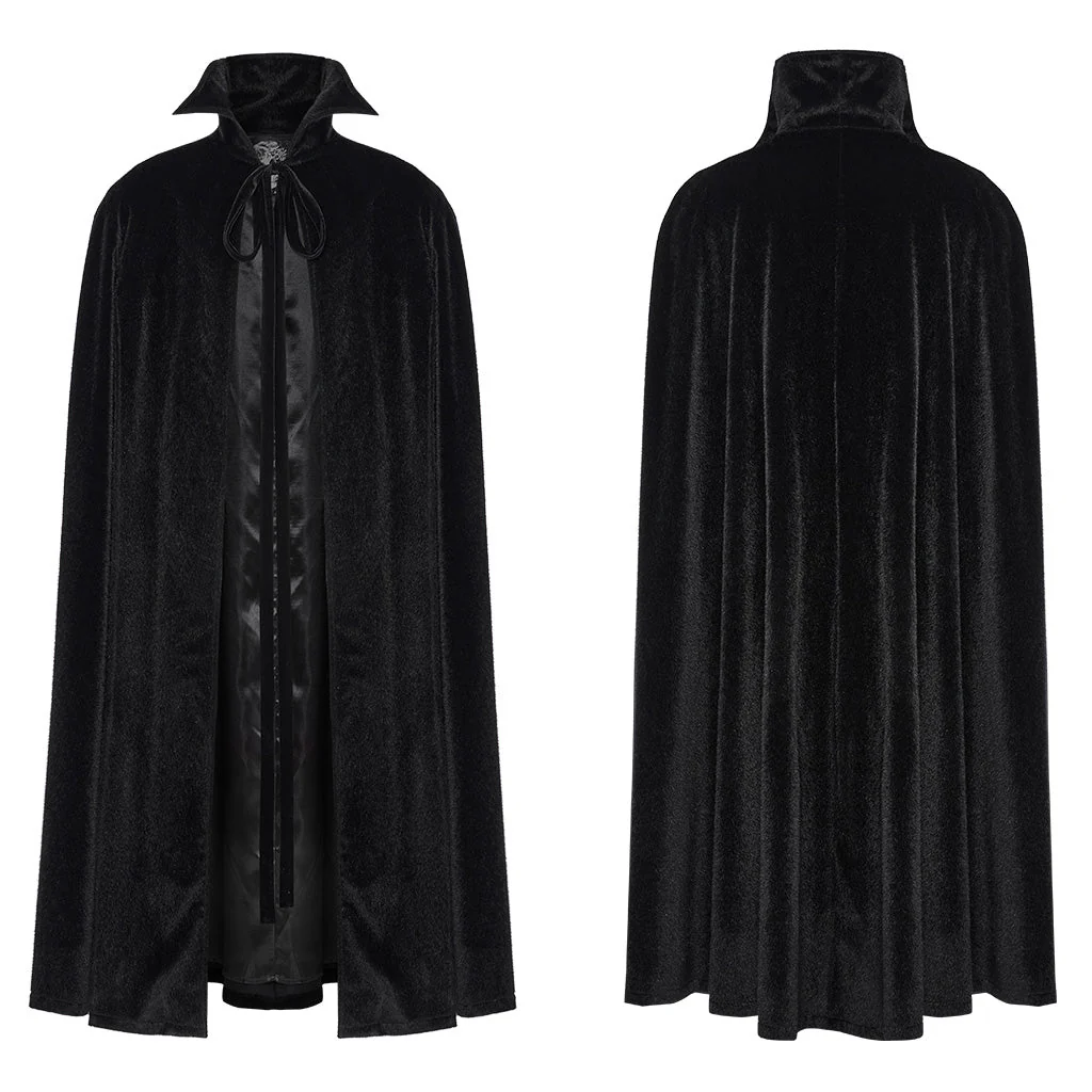 WY-1542DPM Elegant Gothic Cloak Hooded Black Red Lining??????????????????????????????????¡ì?????????????????? Sophisticated Style - Image 53