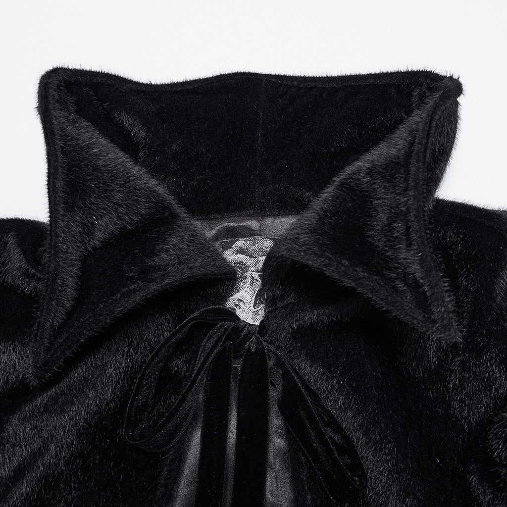WY-1542DPM Elegant Gothic Cloak Hooded Black Red Lining??????????????????????????????????¡ì?????????????????? Sophisticated Style - Image 7