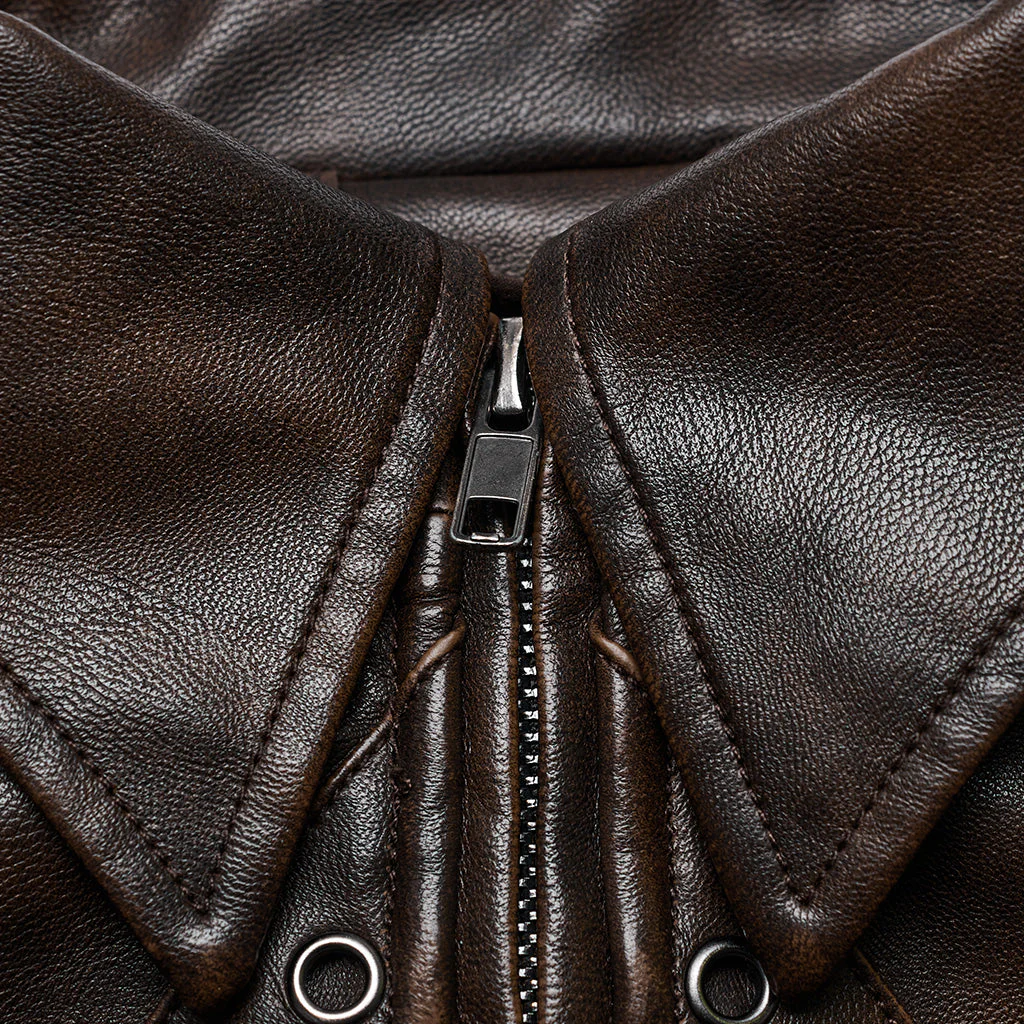 WY-1568PDF Punk Rave Punk Jacket Cropped Faux Leather Zip-Up with Studded Details - Image 20