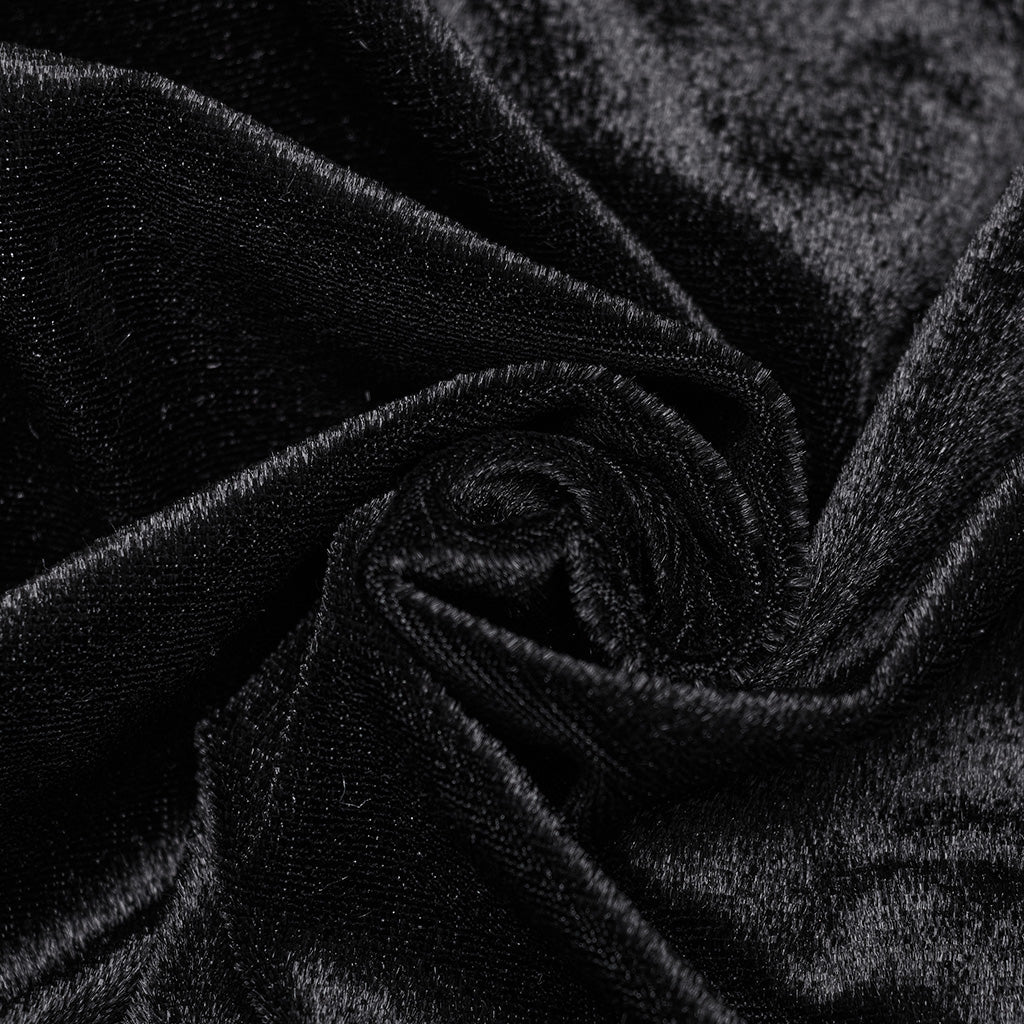 WY-1636CCF Victorian Velvet Gothic Shirt Dramatic High Collar Design - Image 19