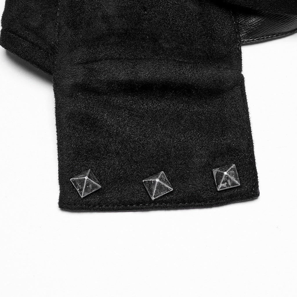 WY-1687DPM Punk Coat Asymmetric Detachable Cloak Hooded Goth Style - Image 10