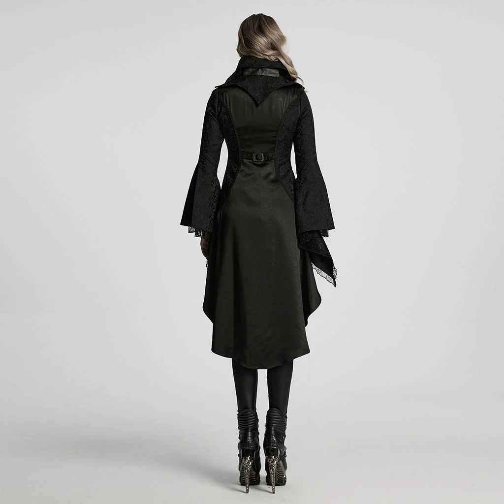 WY-1736XCF Gothic Jacket Victorian Tailcoat Style Long Flared Sleeves - Image 23
