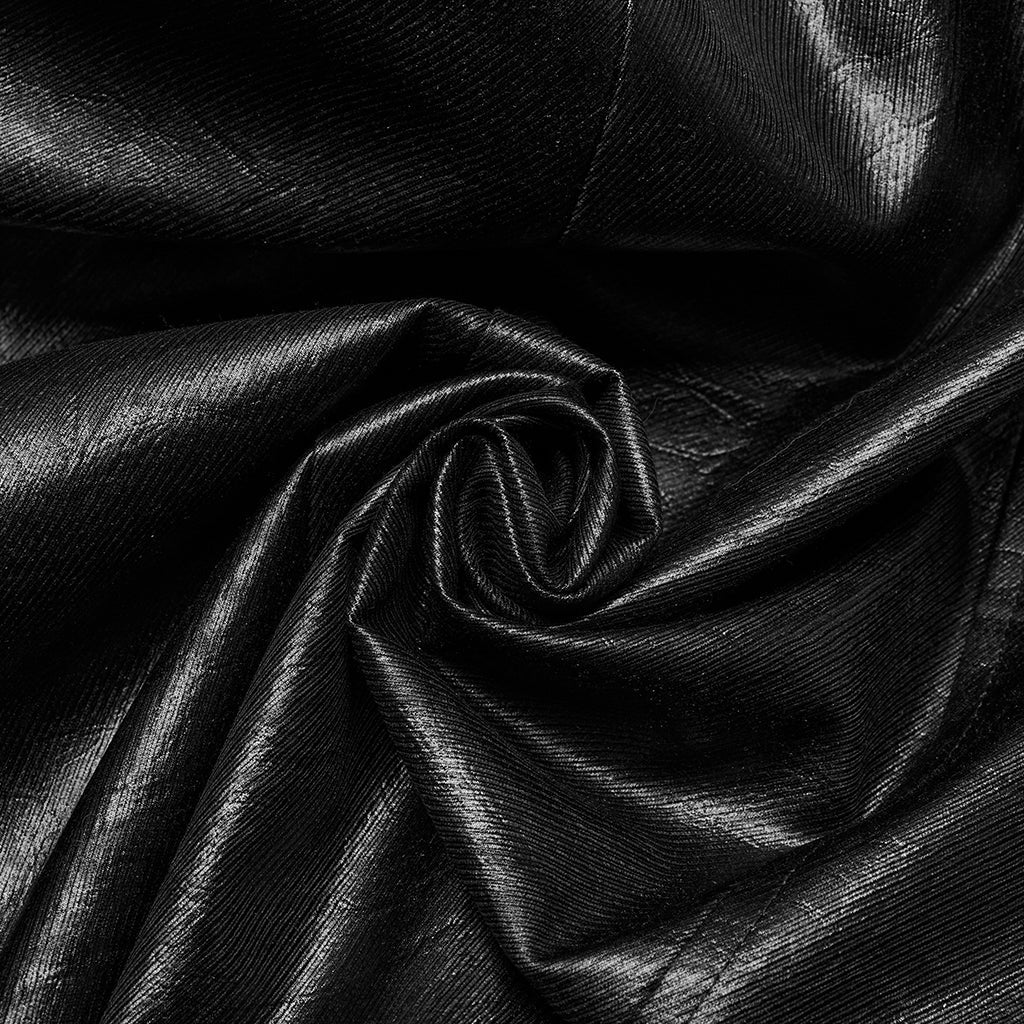 WY-1757XCM Gothic Long Black Faux Leather Punk Coat Mens Fashion - Image 30