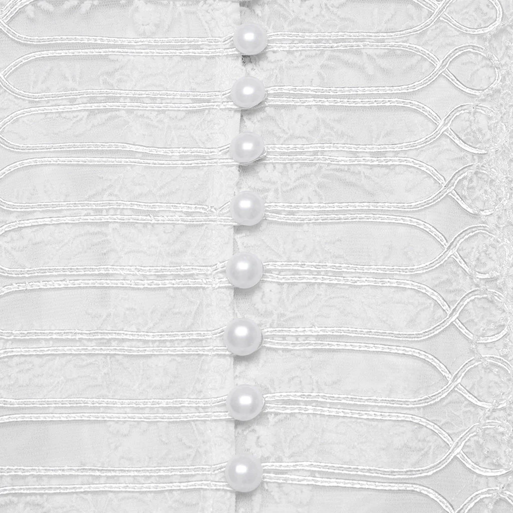 WY-1759CDF Gothic Shirts Lace Victorian Blouse Ruffled Sleeve Top - Image 28