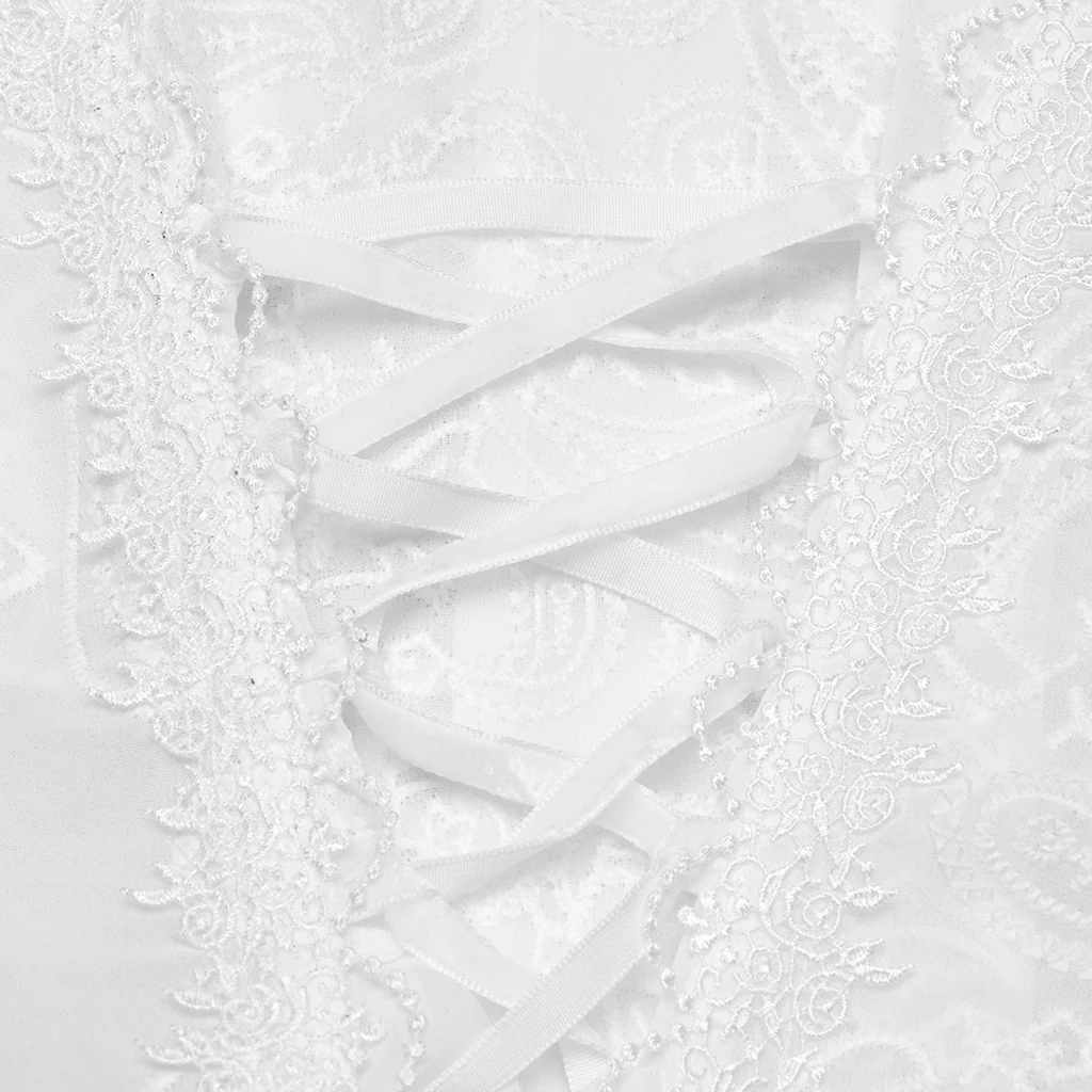 WY-1759CDF Gothic Shirts Lace Victorian Blouse Ruffled Sleeve Top - Image 9