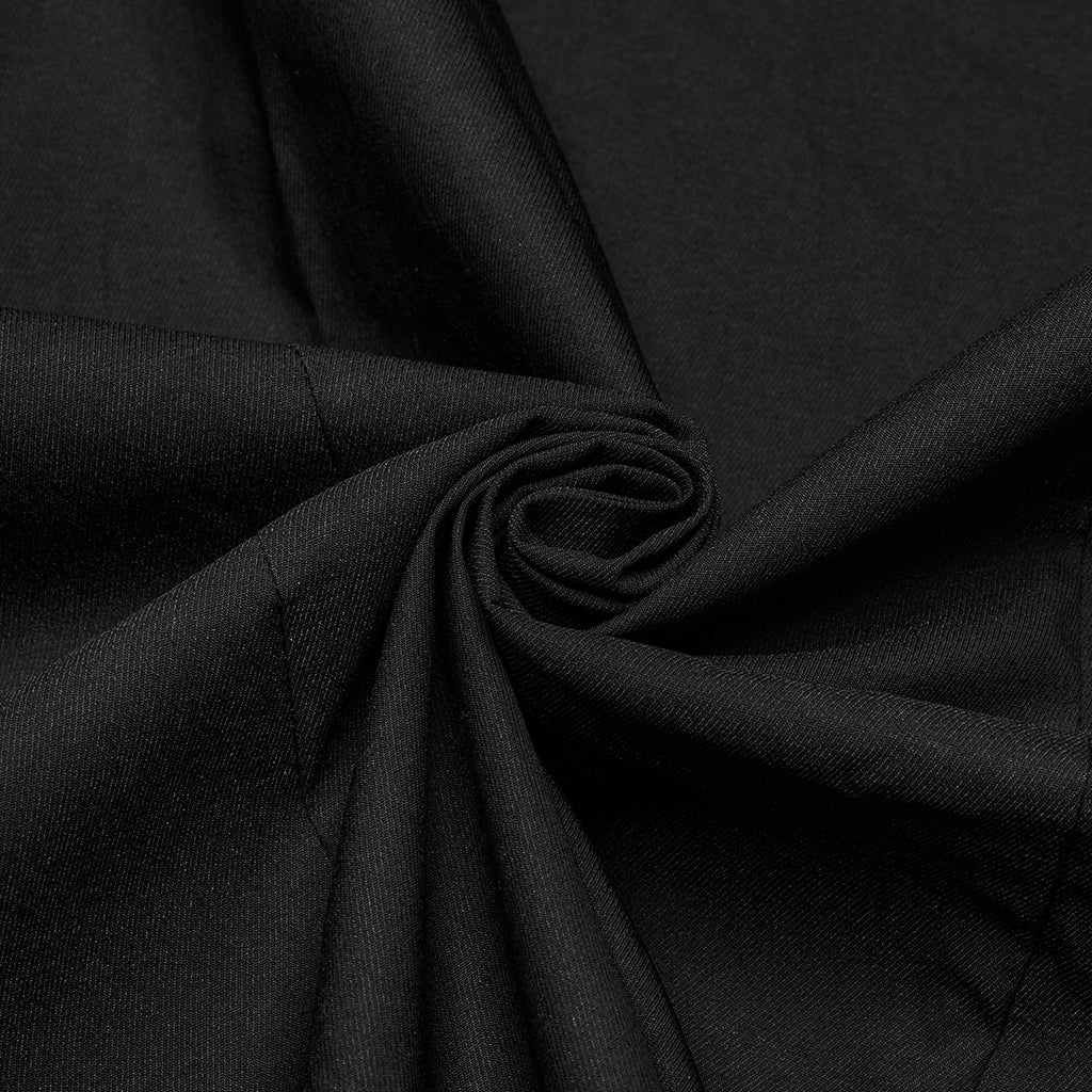 WY-1761CDM Edgy Black Short Sleeve Grommet Punk Shirts for Men - Image 10