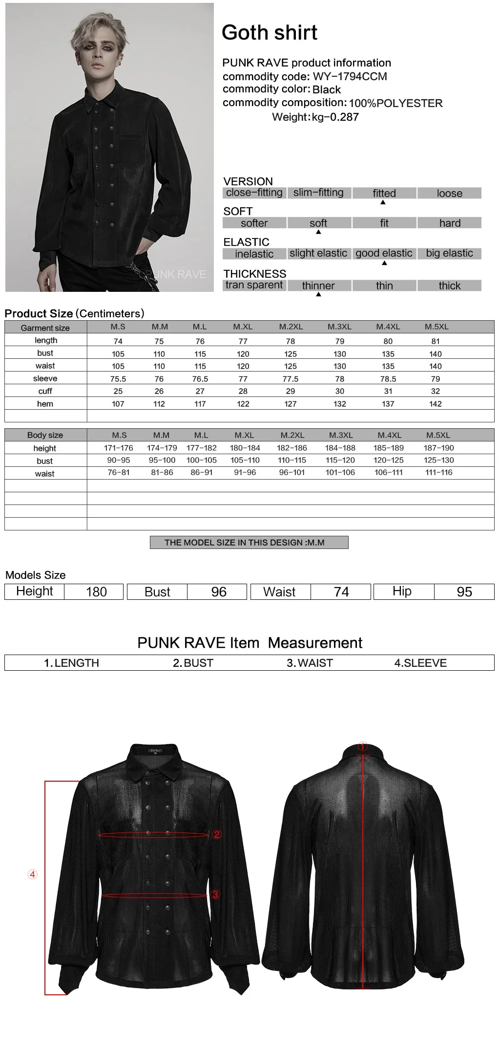 WY-1794CCM Mens Gothic Velvet Double Breasted Burgundy Shirt Trendy - Image 47