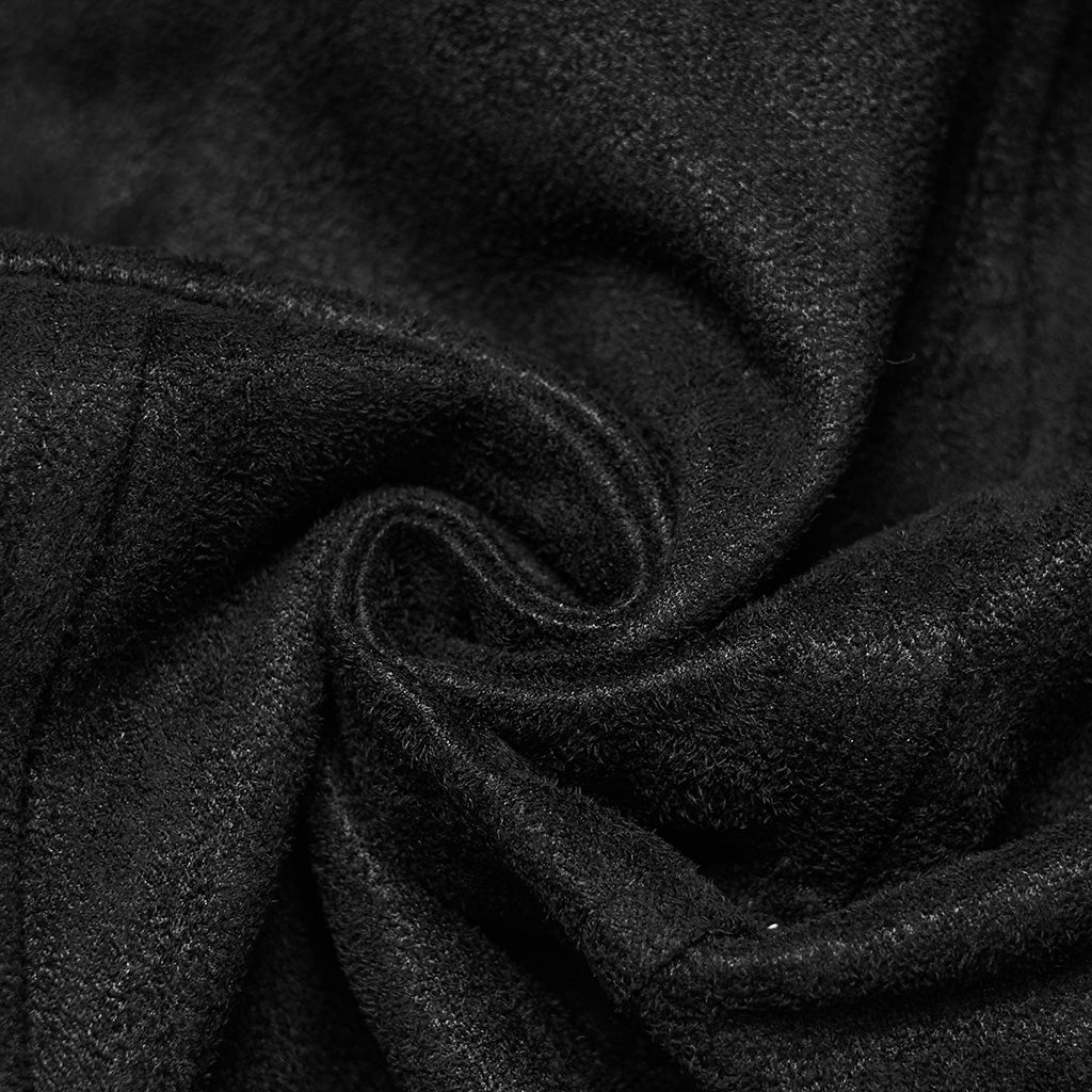 WY-1848XDM Mens Steampunk Leather Punk Jacket with Rivet Detailing - Image 8
